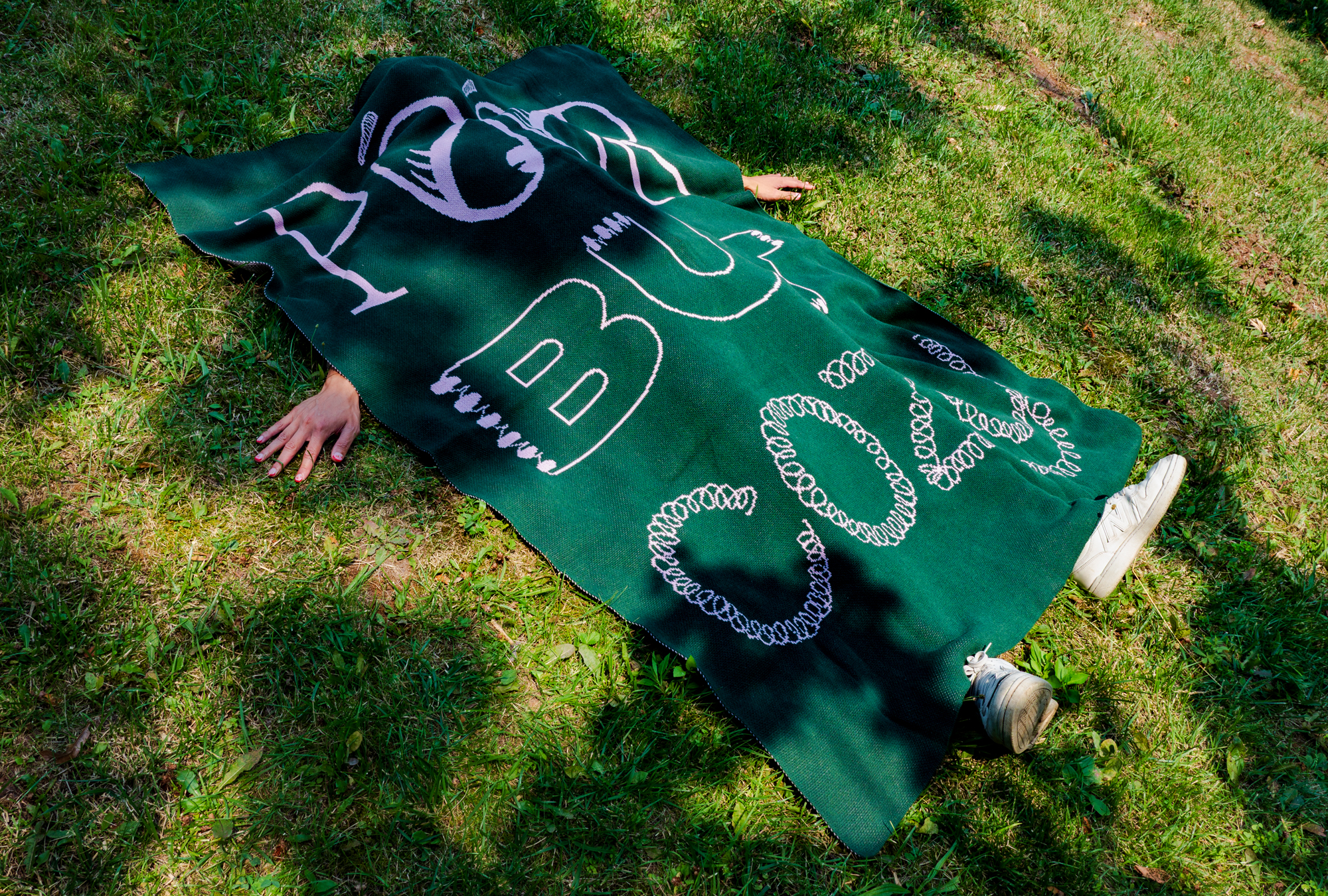 Poor But Cozy Blanket - Typography